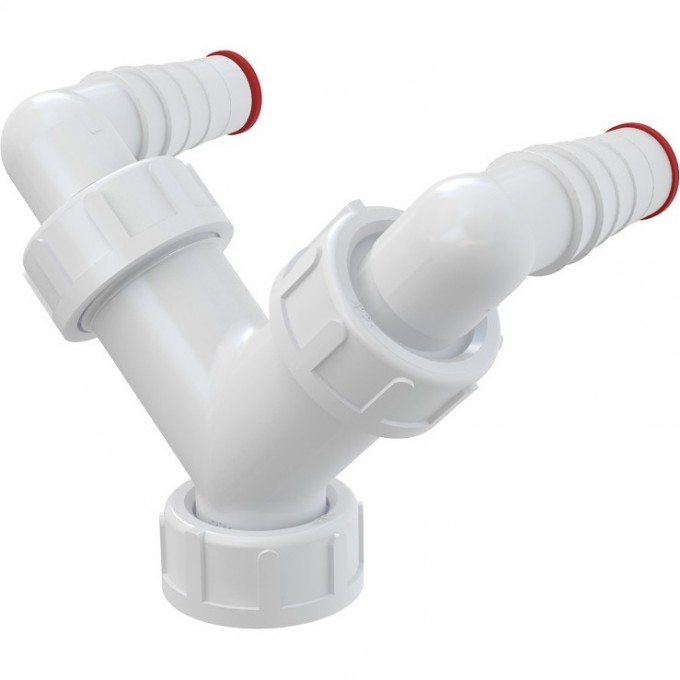 Двойное колено ALCAPLAST G1"/ 17-23 с обратным клапаном P148Z Двойное колено ALCAPLAST G1"/ 17-23 с обратным клапаном P148Z