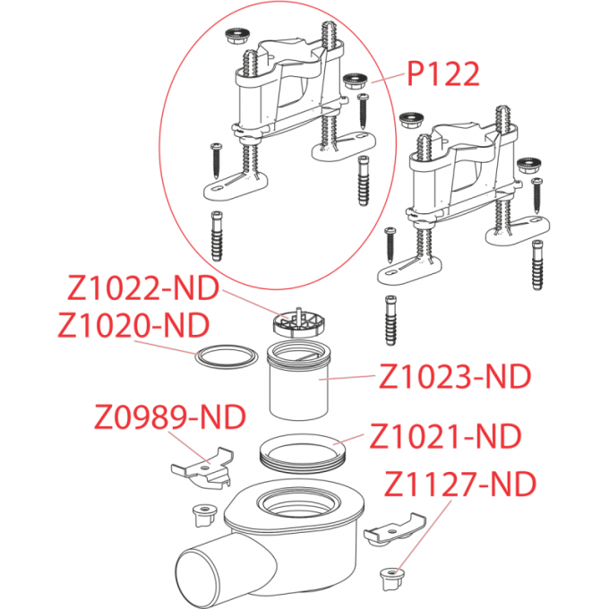 Гидрозатвор ALCAPLAST 25 Z1023-ND Гидрозатвор ALCAPLAST 25 Z1023-ND