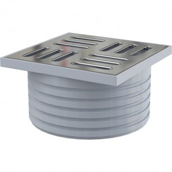 Горловина сливного трапа ALCAPLAST APV0900, решетка 105х105 нержавеющая сталь для APV26, APV26C Горловина сливного трапа ALCAPLAST APV0900, решетка 105х105 нержавеющая сталь для APV26, APV26C