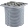 Горловина сливного трапа ALCPLAST , решетка 105х105, латунь-хром APV0600