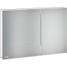 Кнопка управления ALCAPLAST с подсветкой, металл матовый, цвет белый AIR LIGHT-WHITE