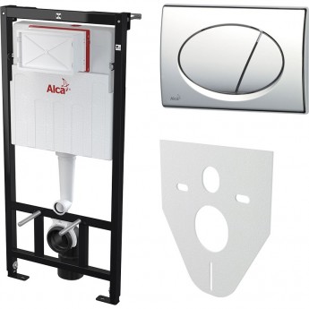 Комплект ALCAPLAST SET 4v1 AM101/1120-41 RU M71-001 для установки унитаза с шумоизоляцией Комплект ALCAPLAST SET 4v1 AM101/1120-41 RU M71-001 для установки унитаза с шумоизоляцией