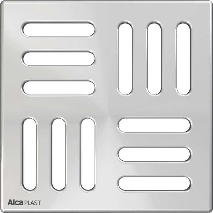 Решетка ALCAPLAST 102х102 мм нержавеющая сталь AISI 316L MPV008 Решетка ALCAPLAST 102х102 мм нержавеющая сталь AISI 316L MPV008