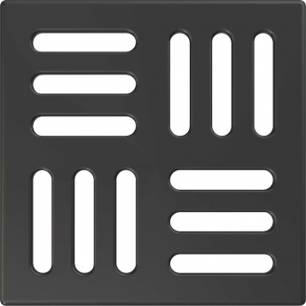 Решетка ALCAPLAST MPV004-BLACK 102х102 мм нержавеющая сталь Решетка ALCAPLAST MPV004-BLACK 102х102 мм нержавеющая сталь