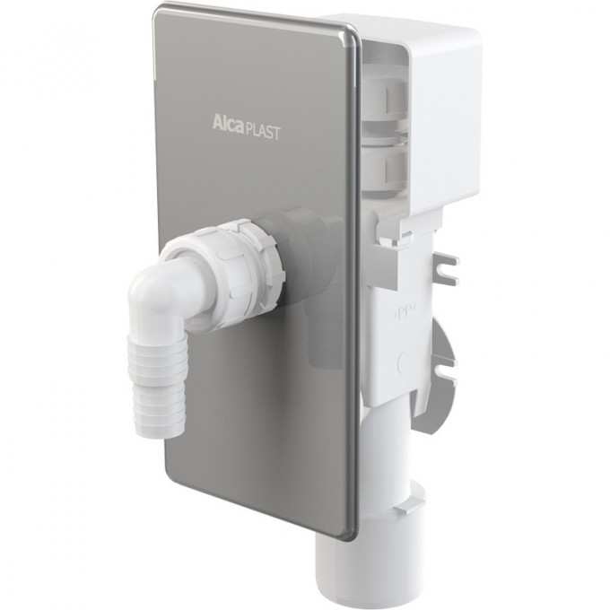 Сифон ALCAPLAST для стиральной машины с разрывным клапаном, под штукатурку DN40 и DN50, нержавеющая сталь APS3P Сифон ALCAPLAST для стиральной машины с разрывным клапаном, под штукатурку DN40 и DN50, нержавеющая сталь APS3P