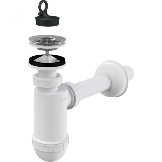 Сифон ALCAPLAST для умывальника Ø40 с нержавеющей решеткой Ø63 AG210512140 Сифон ALCAPLAST для умывальника Ø40 с нержавеющей решеткой Ø63 AG210512140