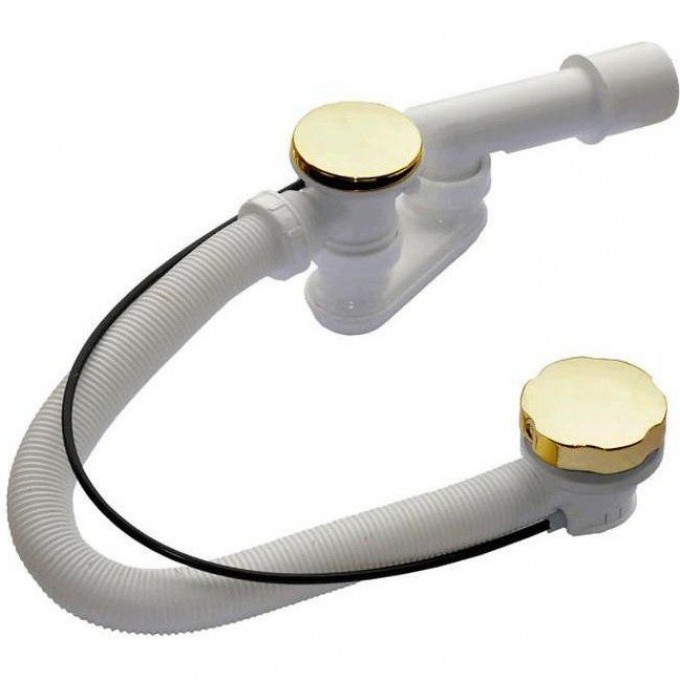Сифон ALCAPLAST ZLATO для ванны автомат комплект, металл/металл A55GOLD-80-RU-01 Сифон ALCAPLAST ZLATO для ванны автомат комплект, металл/металл A55GOLD-80-RU-01