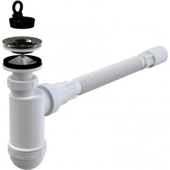 Сифон для умывальника ALCAPLAST AG2105123710 с решеткой и соединением Сифон для умывальника ALCAPLAST AG2105123710 с решеткой и соединением