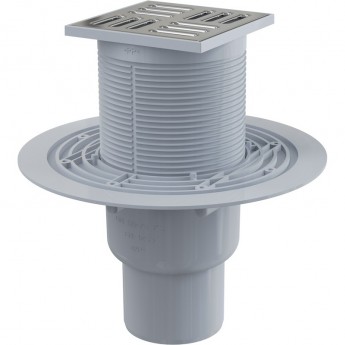Сливной трап ALCAPLAST APV2311 105х105/50/75, подводка – прямая