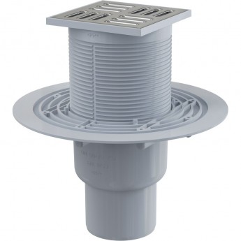 Сливной трап ALCAPLAST APV2321 105х105/50/75, подводка – прямая