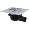 Сливной трап ALCAPLAST , 105х105/50 для установки снаружи APV26C