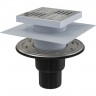 Сливной трап ALCAPLAST , подводка прямая, 150х150/50/75 APV4444