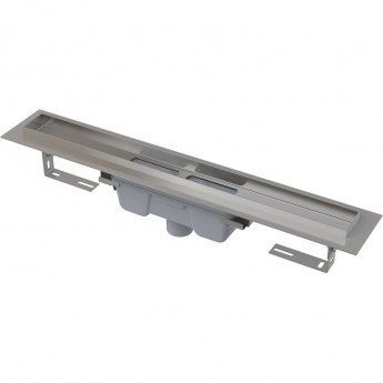 Водоотводящий желоб ALCAPLAST APZ1006S-1050 PROFESSIONAL с порогами для цельной решетки, вертикальный слив