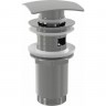 Водослив ALCAPLAST для умывальника click/clack 5/4", цельнометаллический A393
