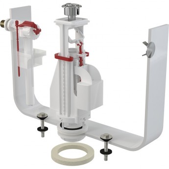 Выпускной комплект ALCAPLAST SA08AK 3/8"_CHROM с двойной кнопкой, впускной механизм А16 3/8
