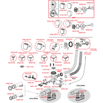 Запасная часть ALCAPLAST S0237-ND к сифонам для ванн Запасная часть ALCAPLAST S0237-ND к сифонам для ванн